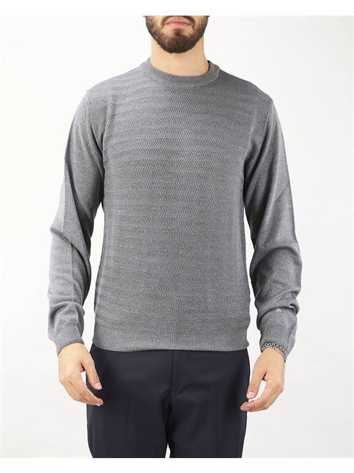 Wool jacquard sweater Manuel Ritz MANUEL RITZ | Sweater | 3732M53524385897